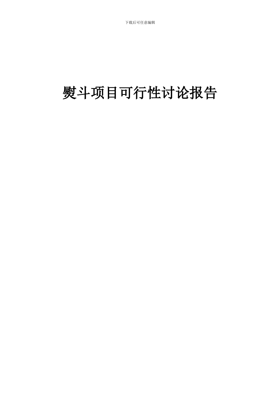 2024年熨斗项目可行性研究报告_第1页