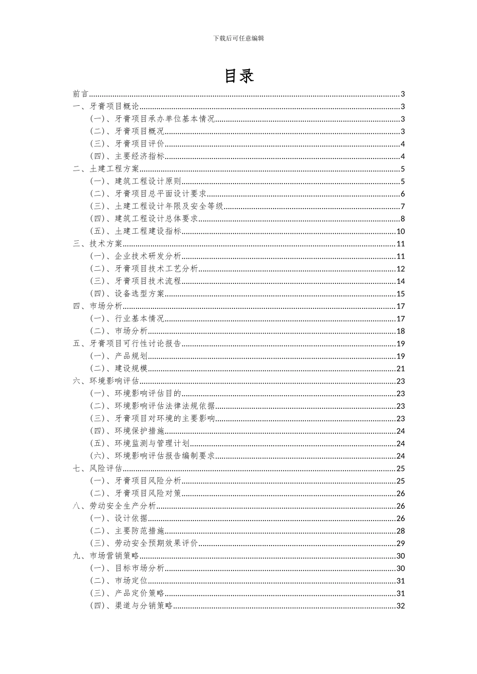 2024年牙膏项目深度研究分析报告_第2页