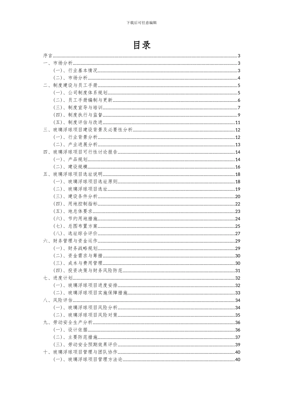 2024年玻璃浮球项目可行性研究报告_第2页