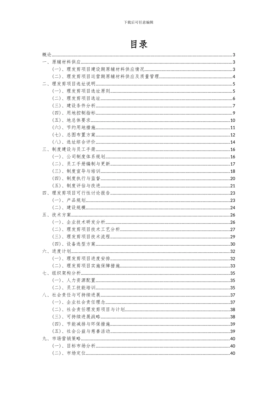 2024年理发剪项目投资分析及可行性报告_第2页