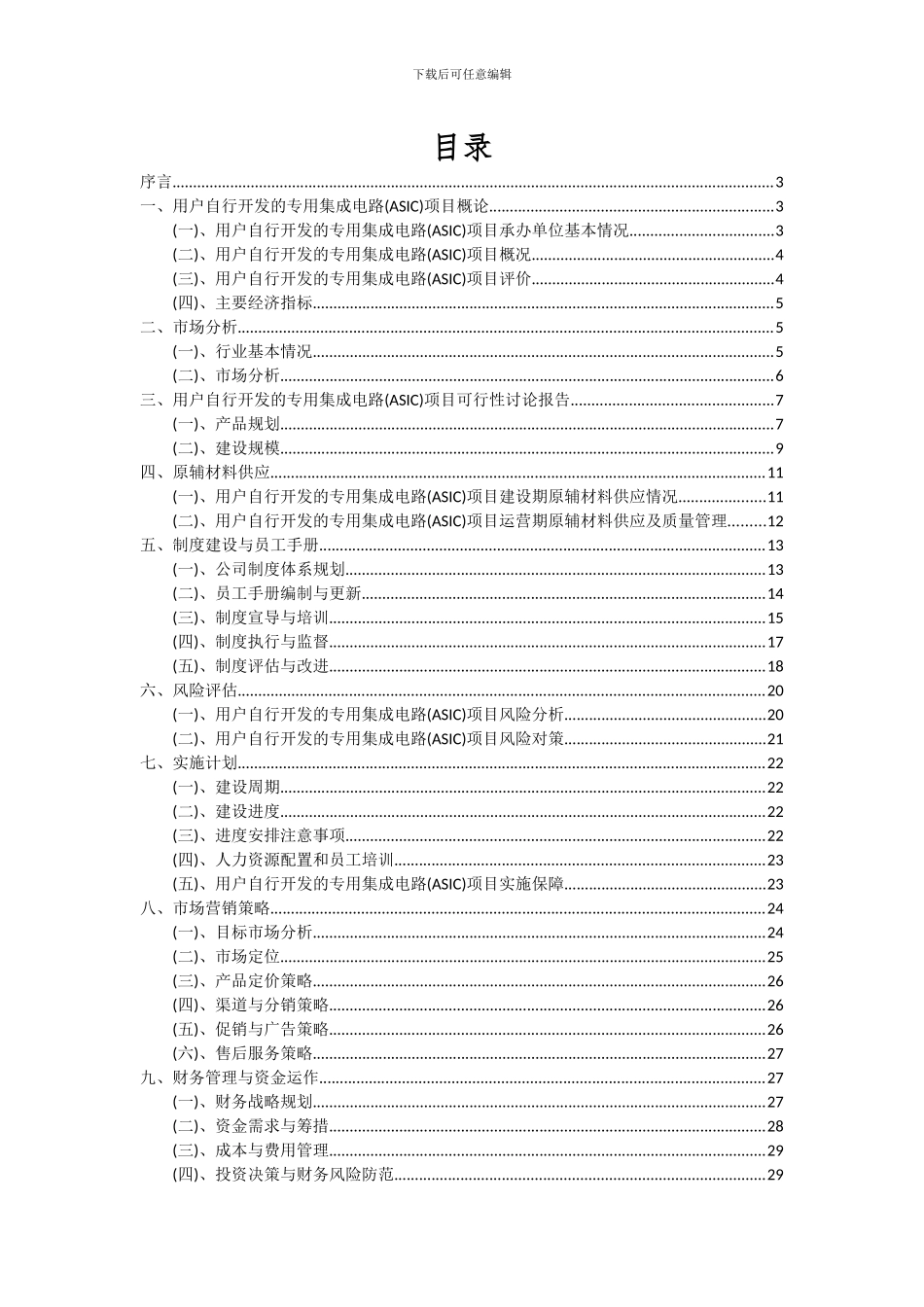 2024年用户自行开发的专用集成电路(ASIC)项目可行性分析报告_第2页