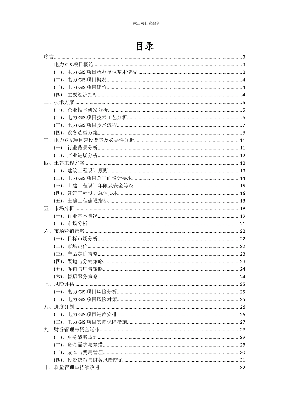 2024年电力GIS项目可行性研究报告_第2页