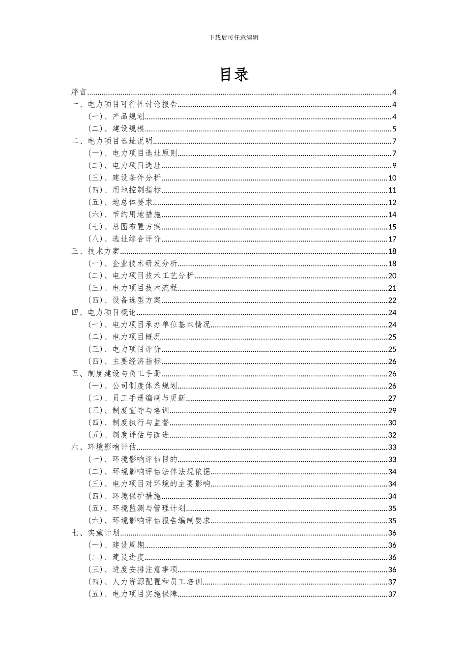 2024年电力项目可行性分析报告_第2页