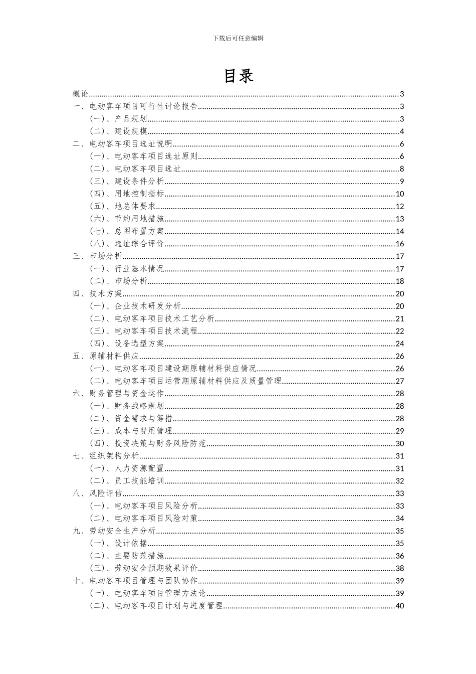2024年电动客车项目可行性分析报告_第2页