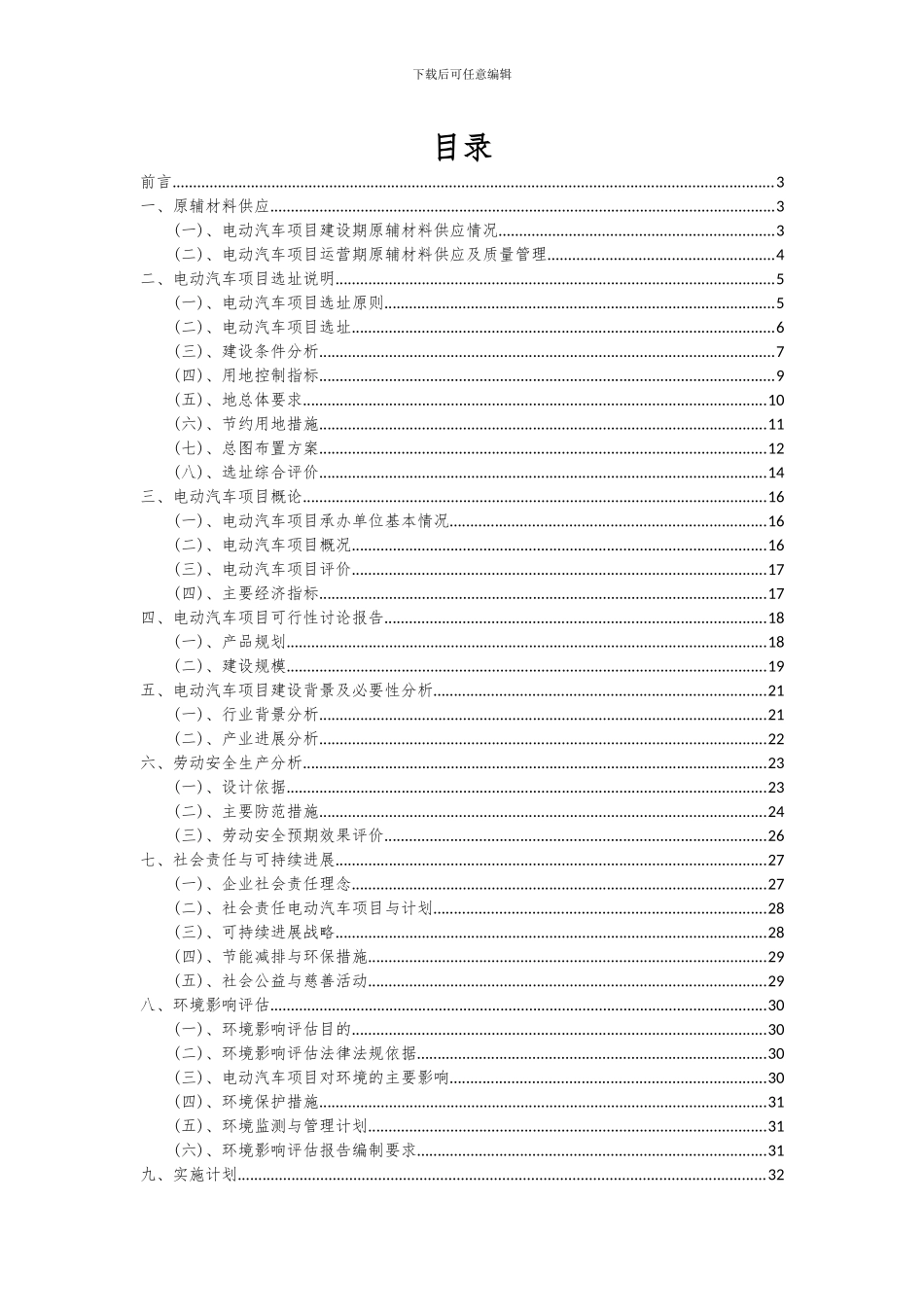 2024年电动汽车项目深度研究分析报告_第2页