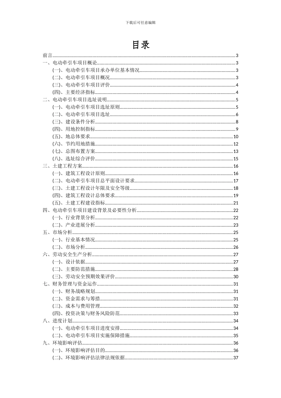 2024年电动牵引车项目可行性研究报告_第2页