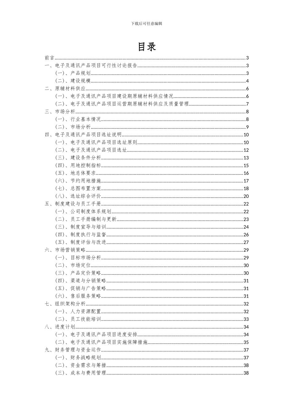 2024年电子及通讯产品项目深度研究分析报告_第2页