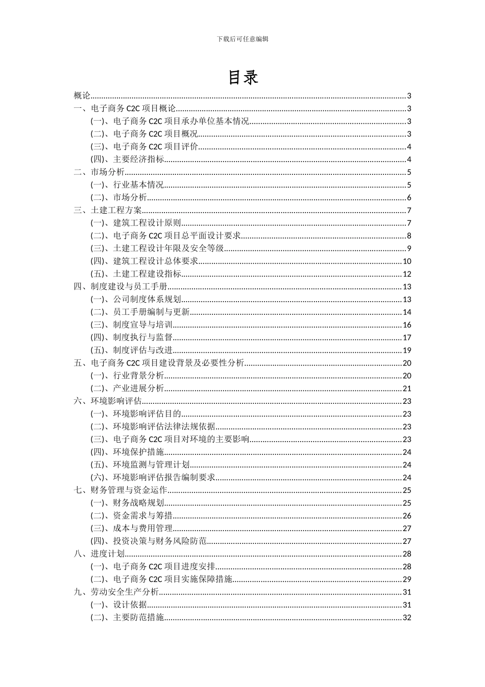 2024年电子商务C2C项目可行性分析报告_第2页