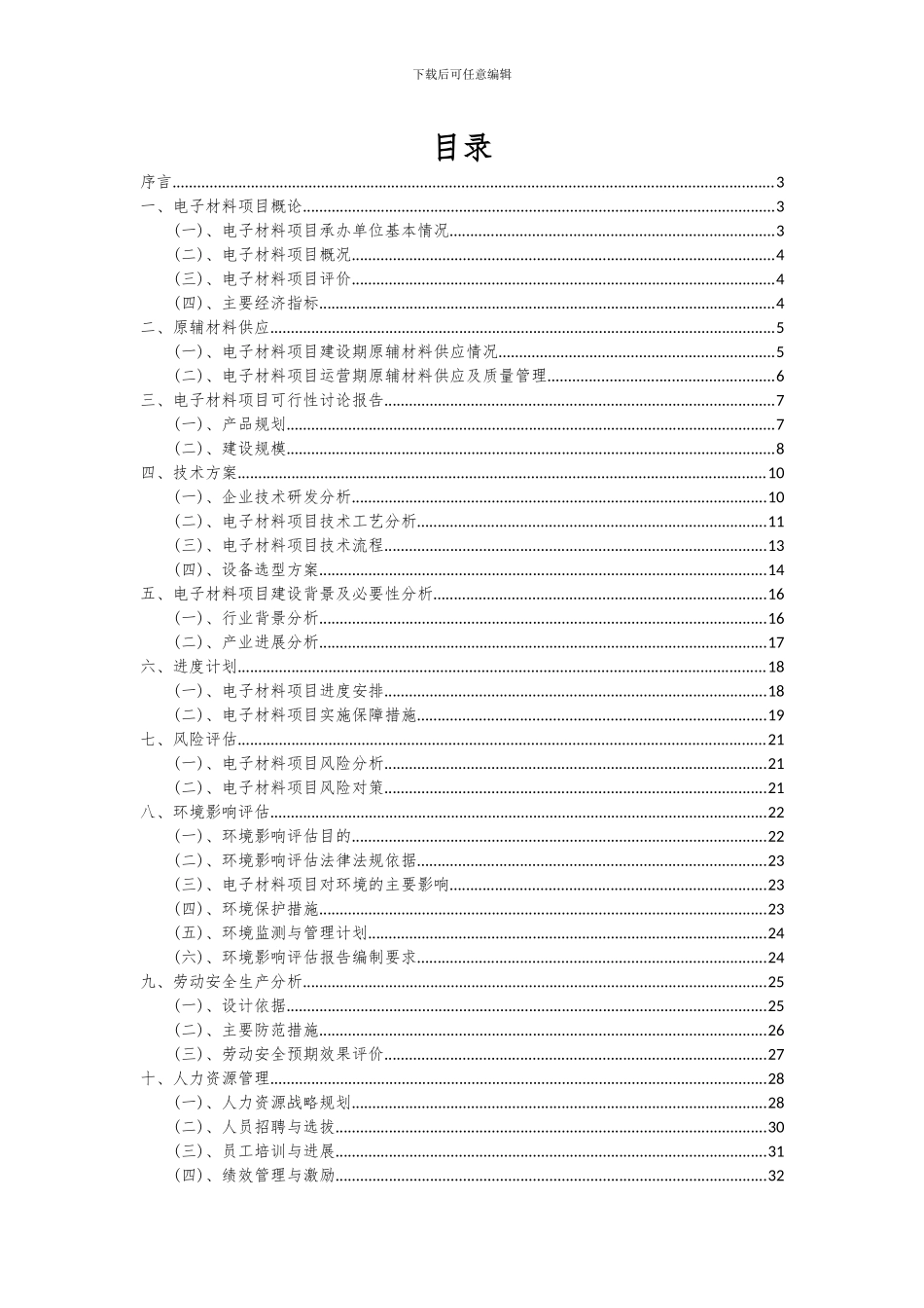 2024年电子材料项目可行性研究报告_第2页