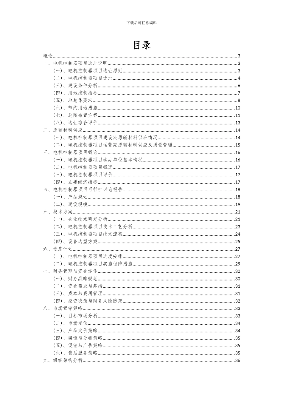 2024年电机控制器项目可行性分析报告_第2页