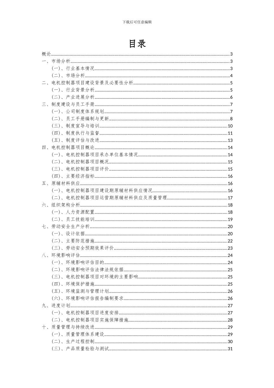 2024年电机控制器项目可行性研究报告_第2页