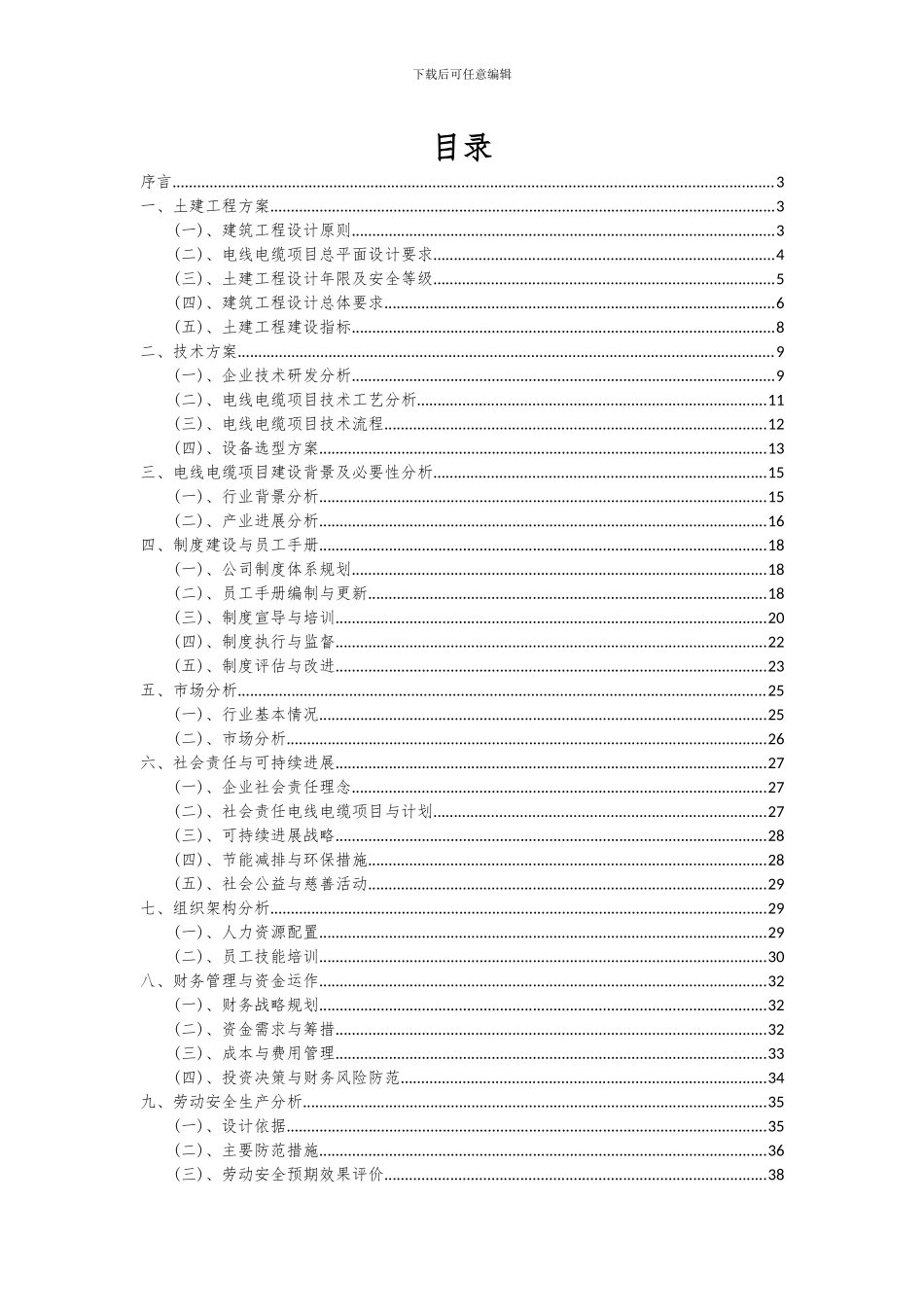 2024年电线电缆项目可行性研究报告_第2页