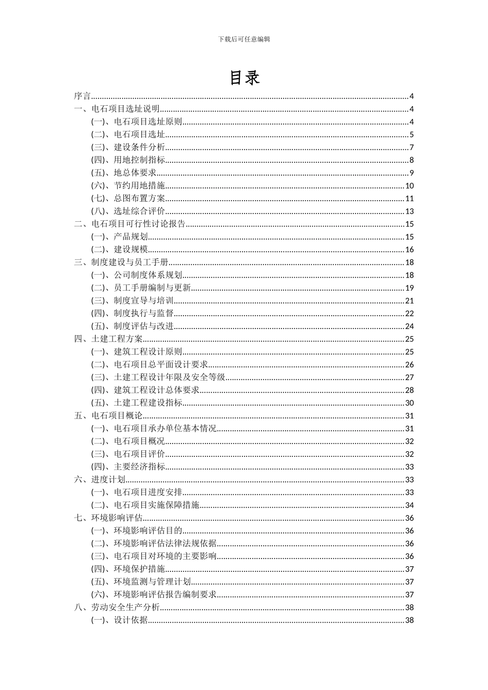 2024年电石项目可行性研究报告_第2页