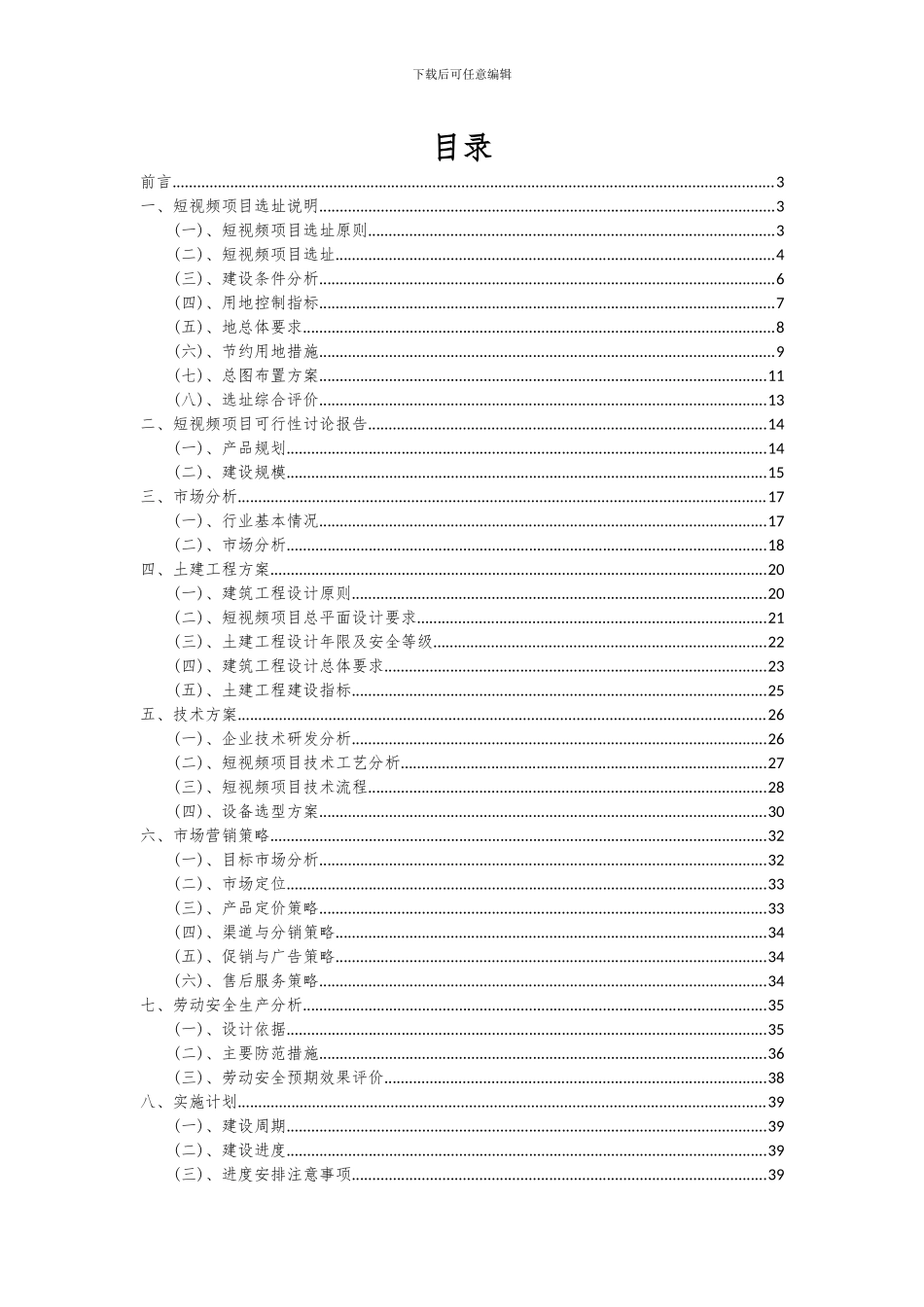 2024年短视频项目可行性分析报告_第2页