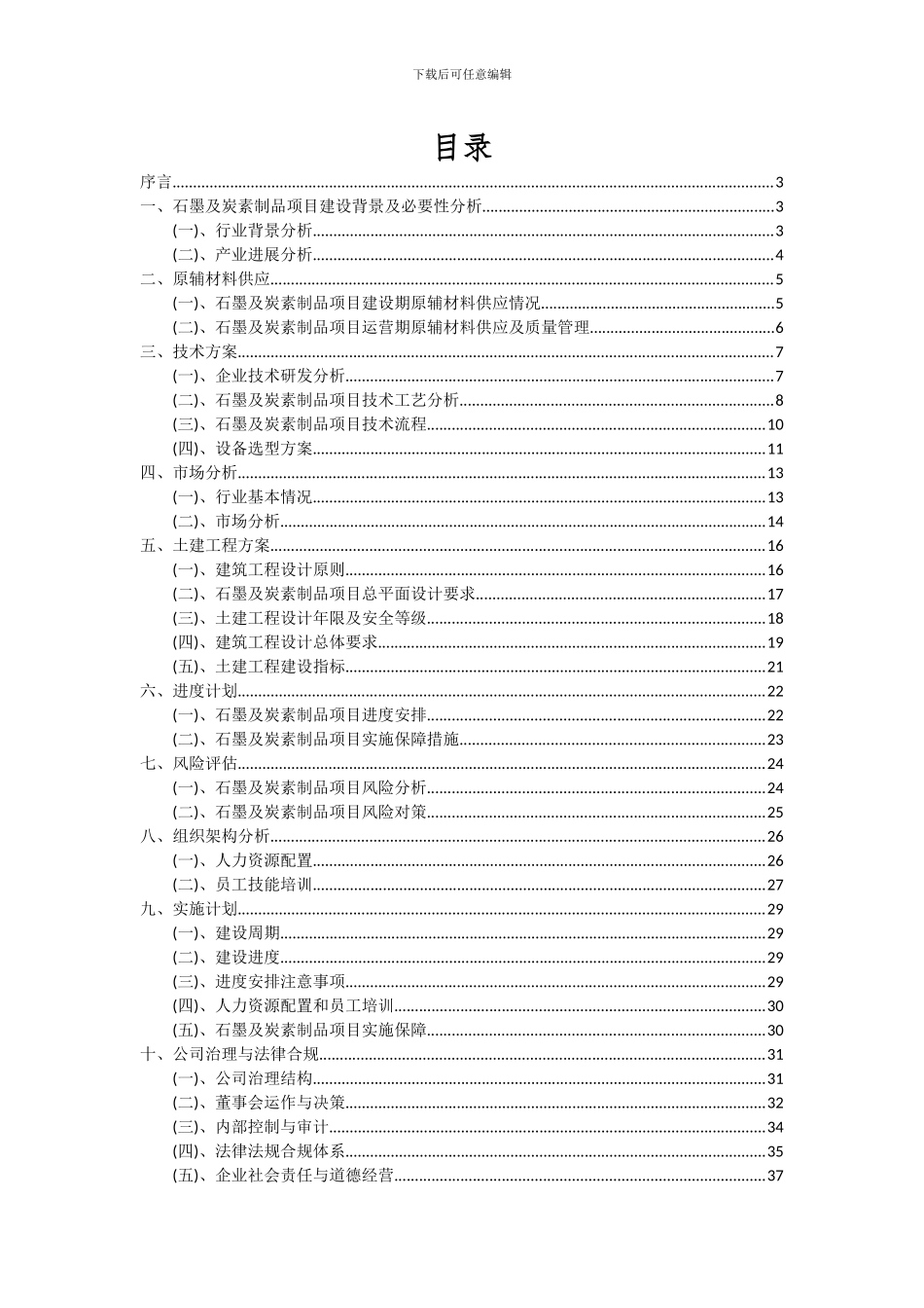 2024年石墨及炭素制品项目可行性研究报告_第2页