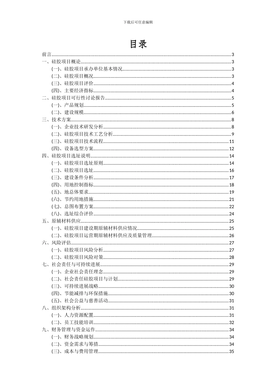 2024年硅胶项目投资分析及可行性报告_第2页