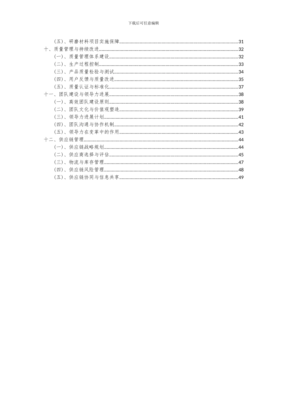 2024年研磨材料项目可行性研究报告_第3页