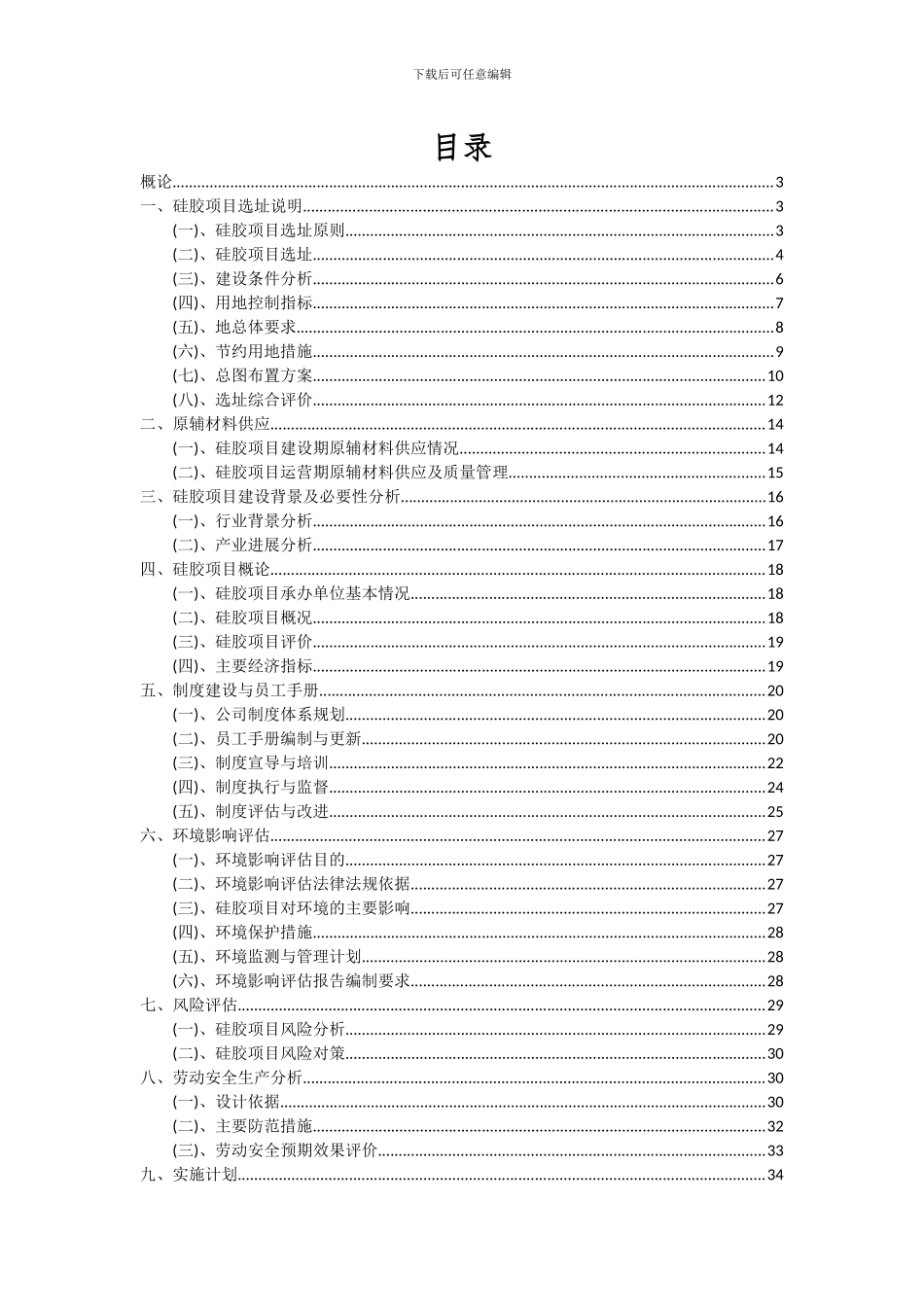 2024年硅胶项目可行性分析报告_第2页