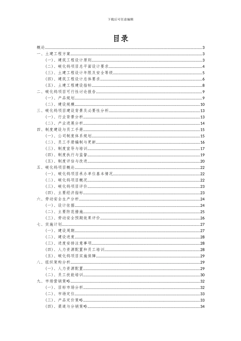 2024年碳化钨项目深度研究分析报告_第2页