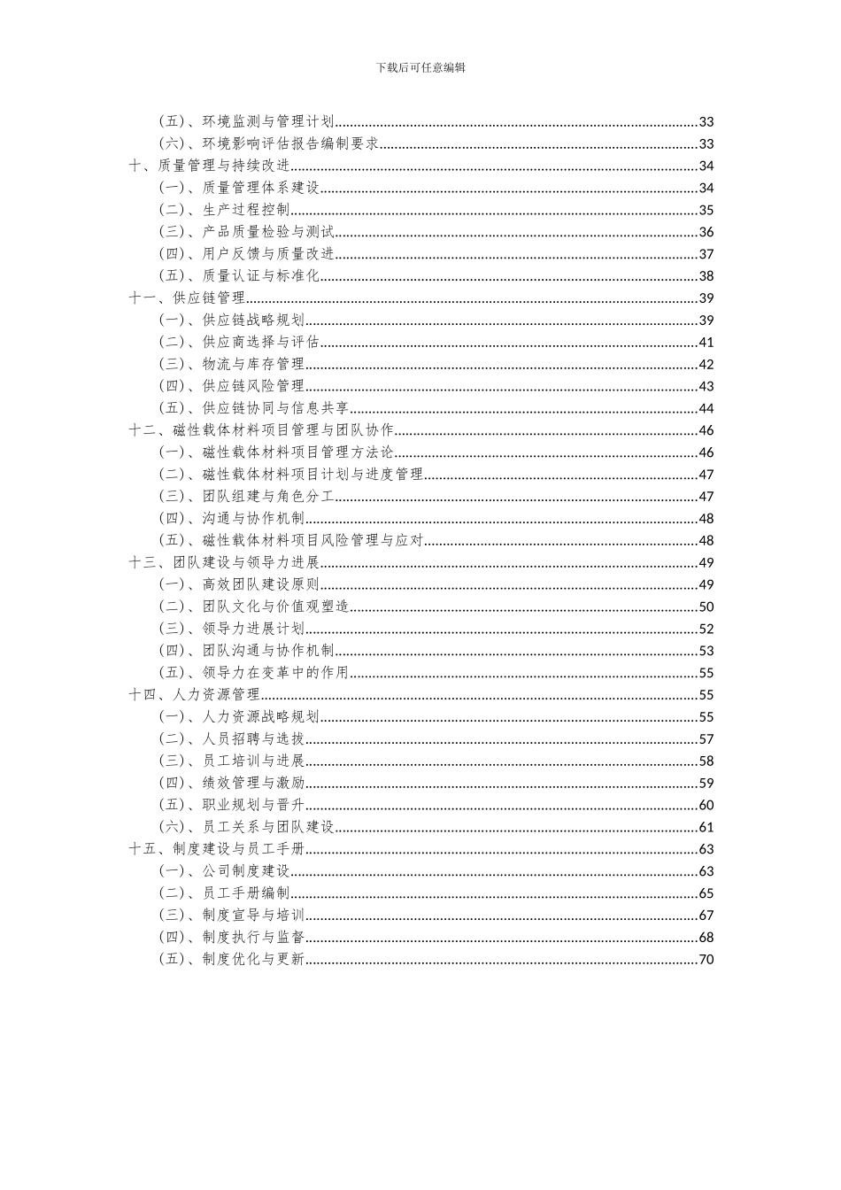 2024年磁性载体材料项目可行性分析报告_第3页
