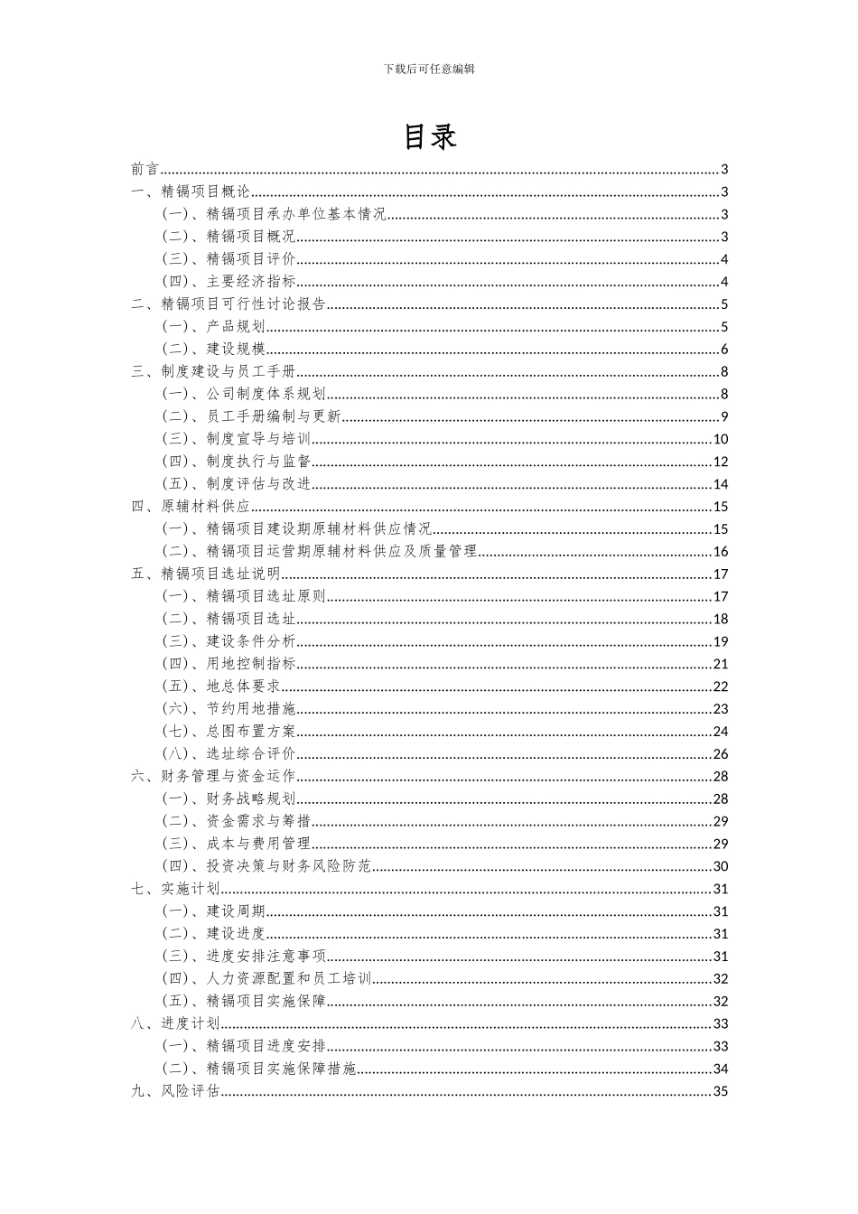 2024年精镉项目可行性研究报告_第2页