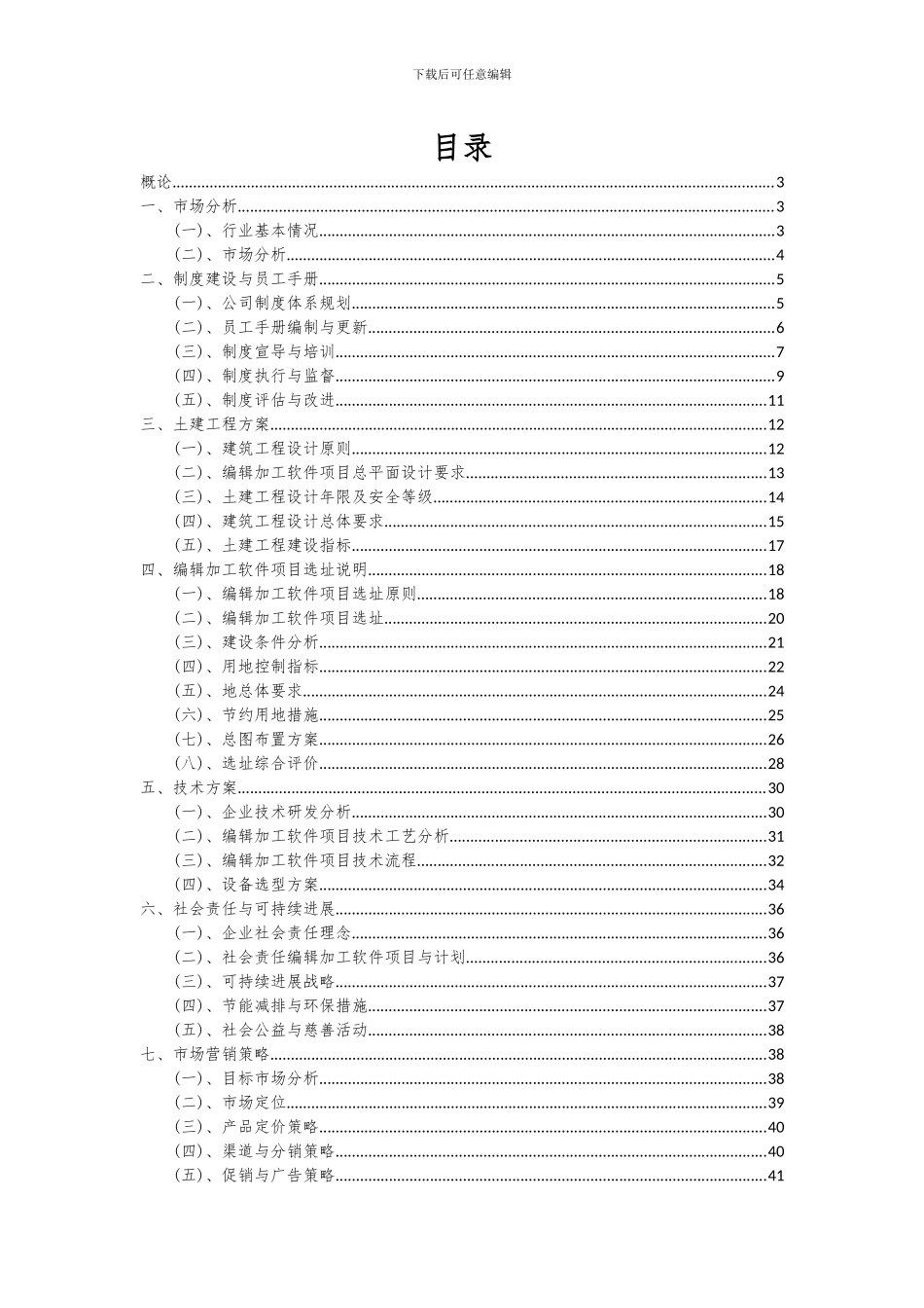 2024年编辑加工软件项目可行性分析报告_第2页