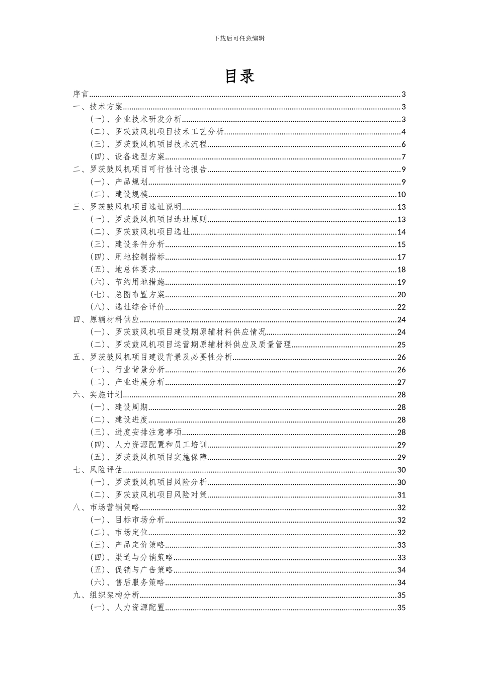 2024年罗茨鼓风机项目可行性研究报告_第2页