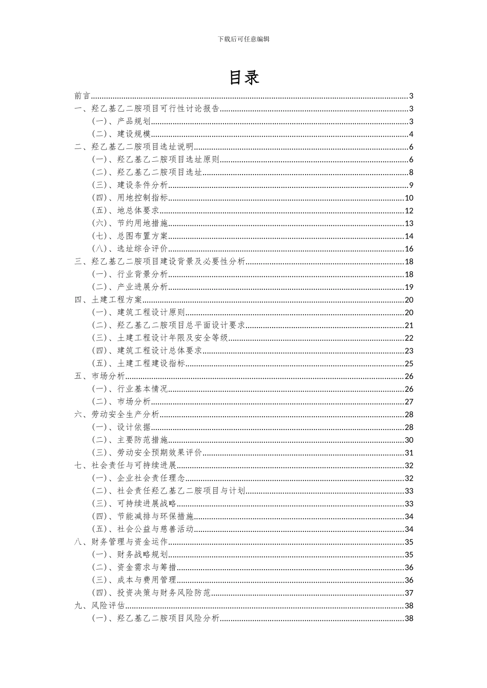 2024年羟乙基乙二胺项目可行性研究报告_第2页