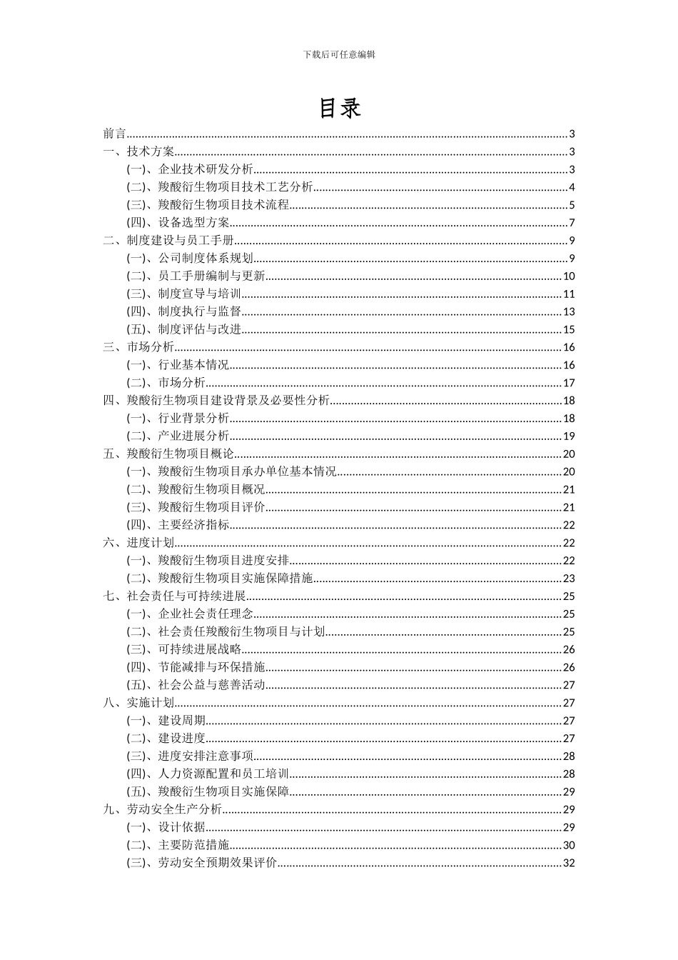 2024年羧酸衍生物项目可行性研究报告_第2页