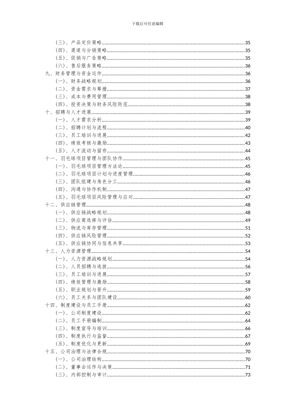 2024年羽毛球项目可行性分析报告_第3页