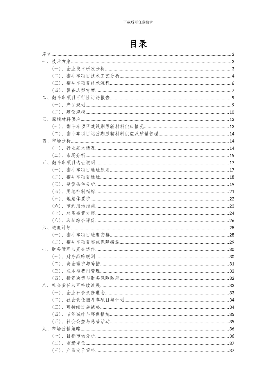 2024年翻斗车项目可行性研究报告_第2页