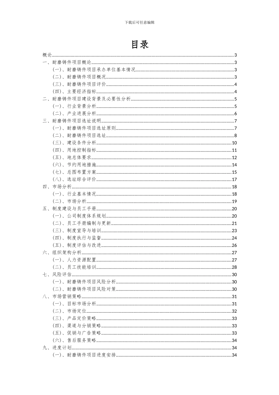 2024年耐磨铸件项目深度研究分析报告_第2页