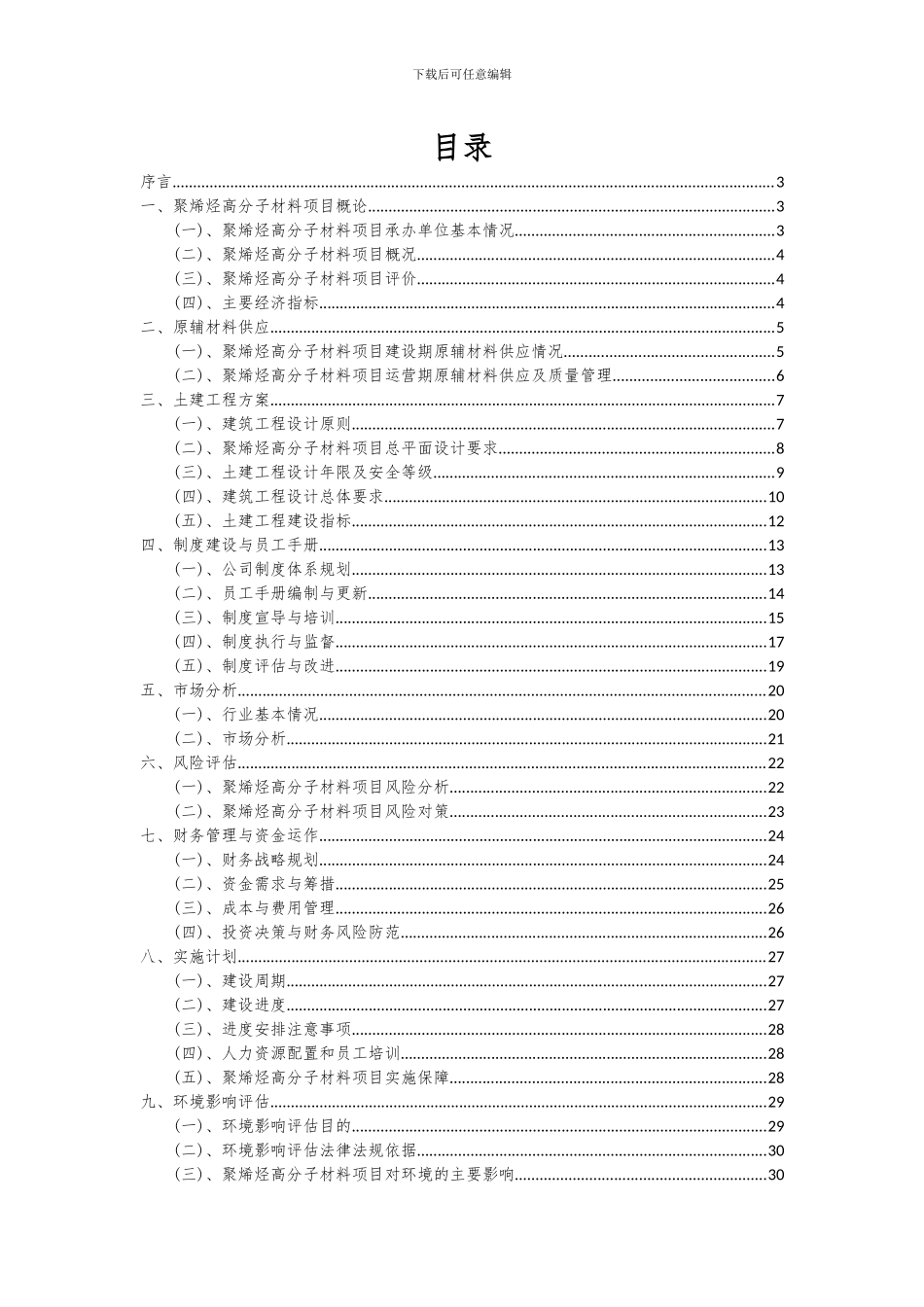 2024年聚烯烃高分子材料项目可行性研究报告_第2页