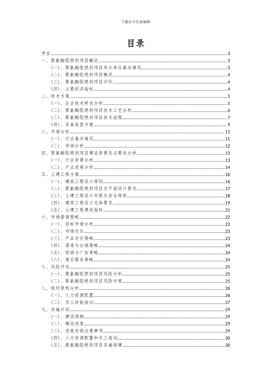 2024年聚氨酯阻燃剂项目可行性研究报告_第2页