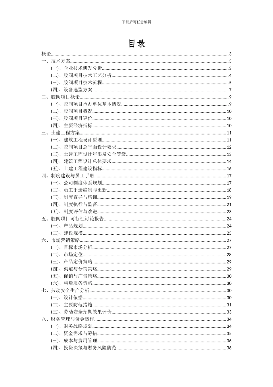 2024年胶阀项目投资分析及可行性报告_第2页