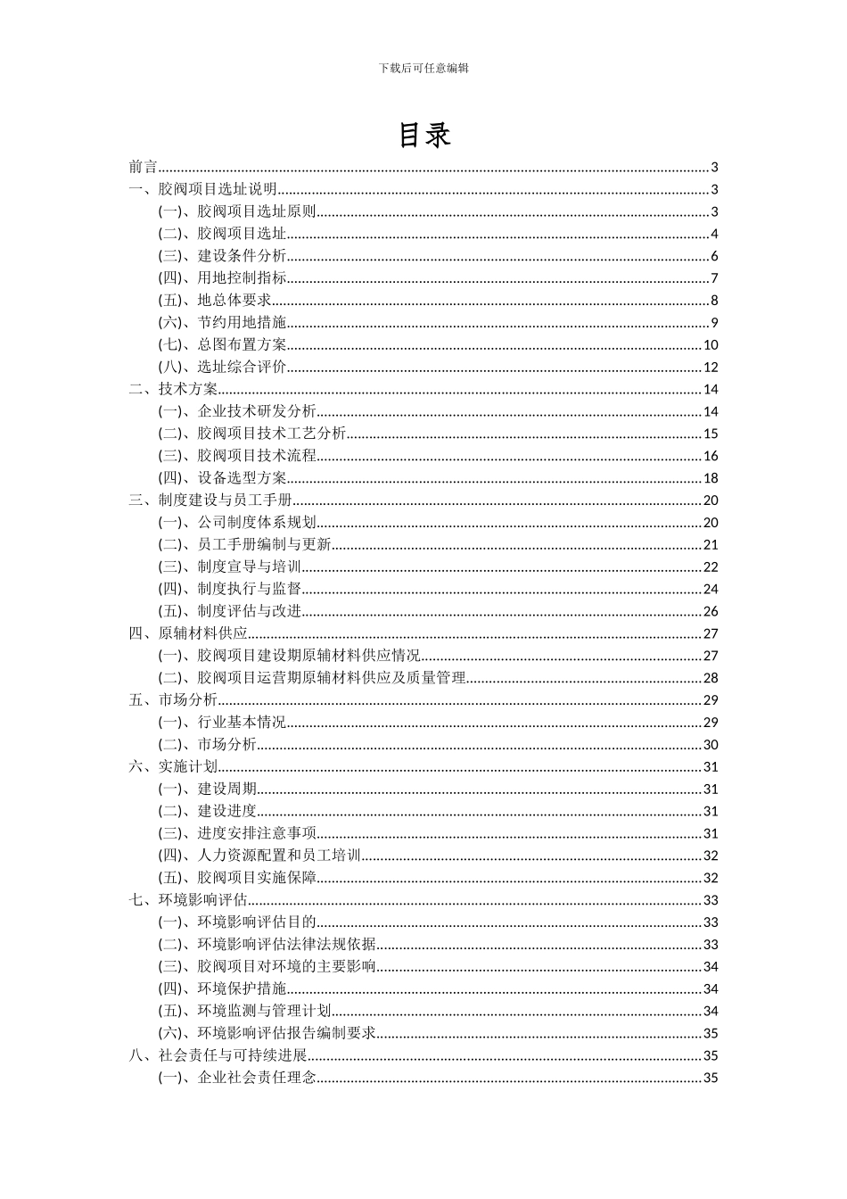 2024年胶阀项目可行性分析报告_第2页