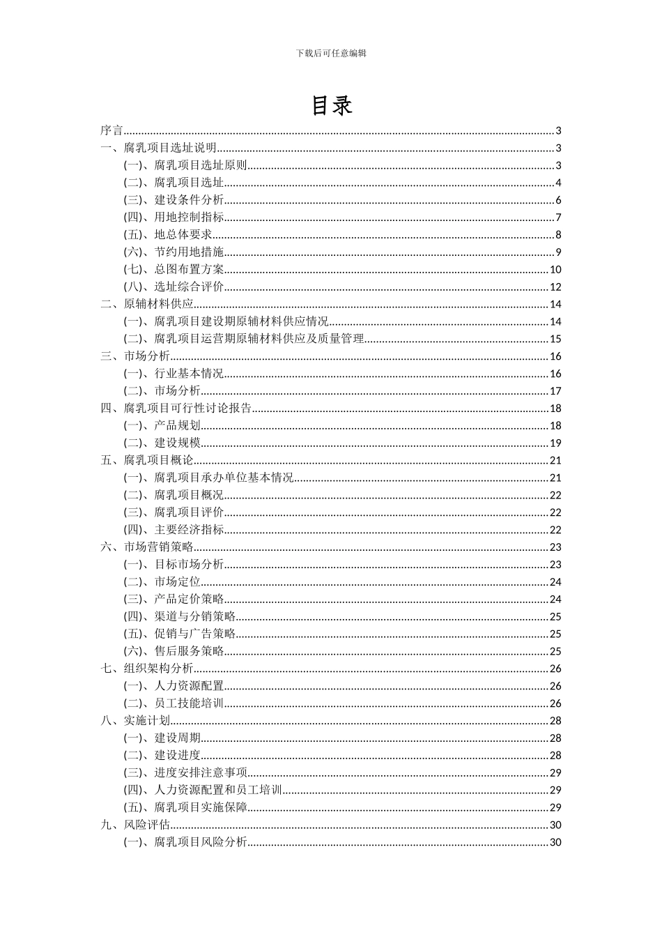 2024年腐乳项目可行性研究报告_第2页