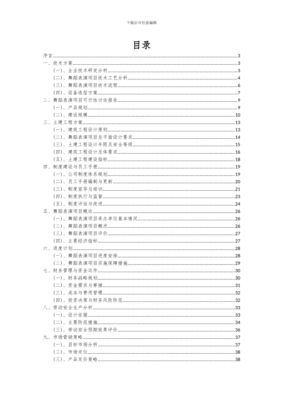 2024年舞蹈表演项目深度研究分析报告_第2页