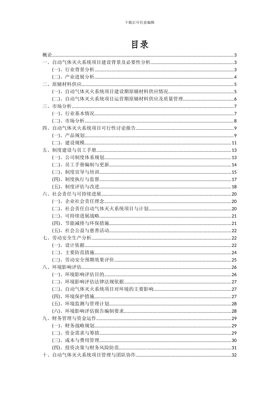 2024年自动气体灭火系统项目可行性研究报告_第2页