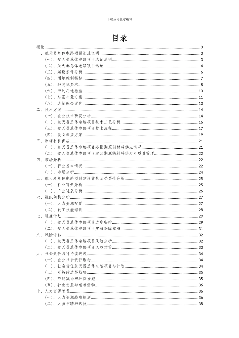 2024年航天器总体电路项目可行性分析报告_第2页