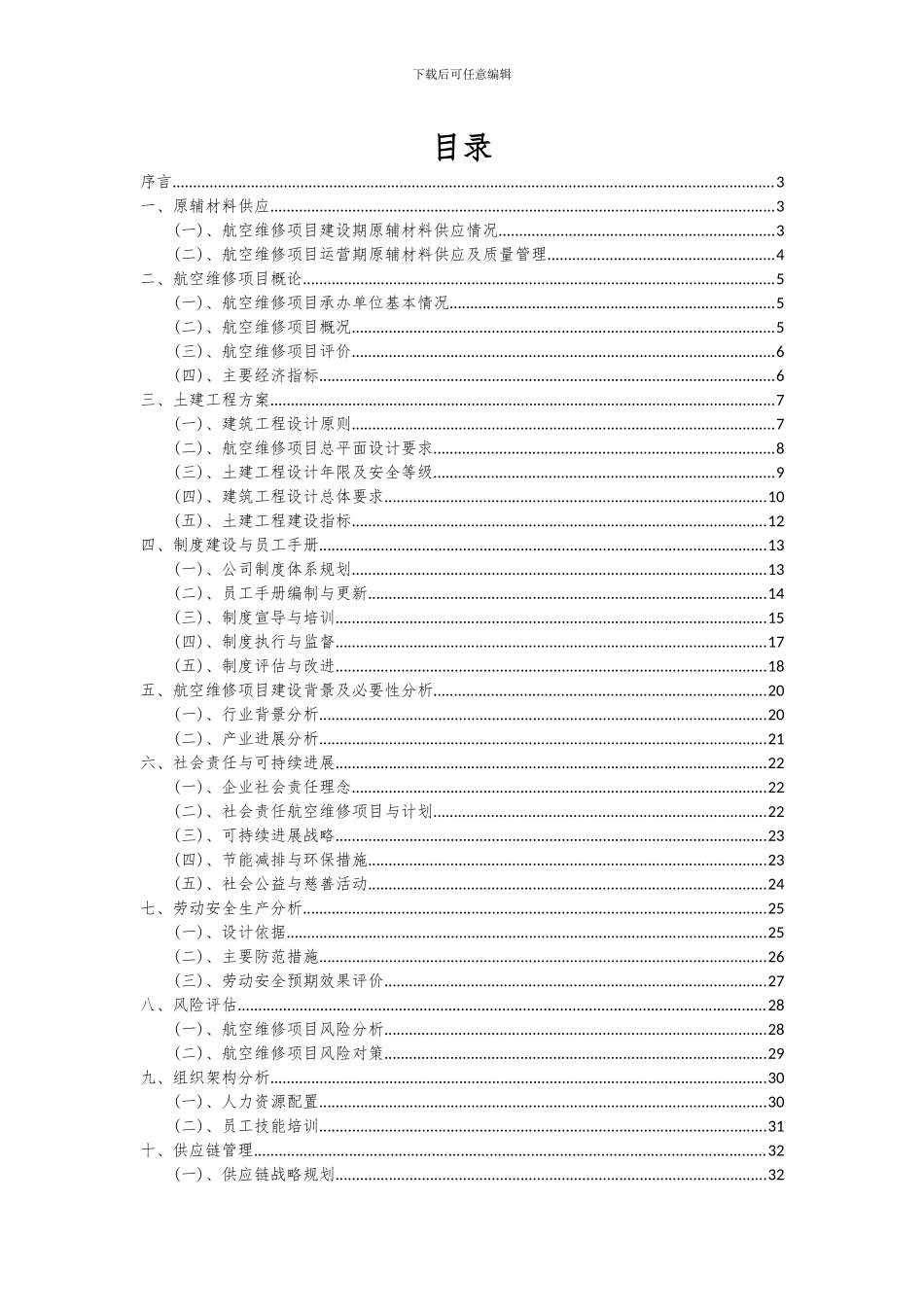 2024年航空维修项目可行性研究报告_第2页