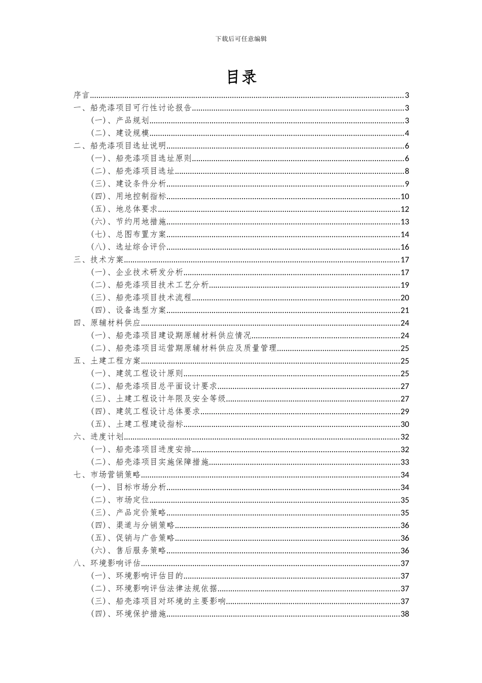 2024年船壳漆项目投资分析及可行性报告_第2页