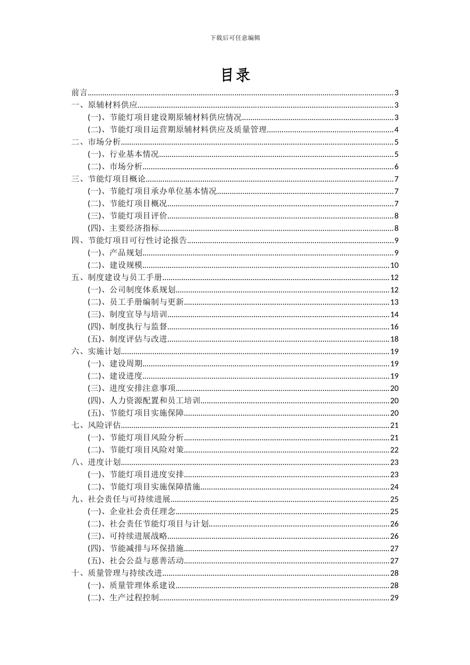 2024年节能灯项目可行性分析报告_第2页