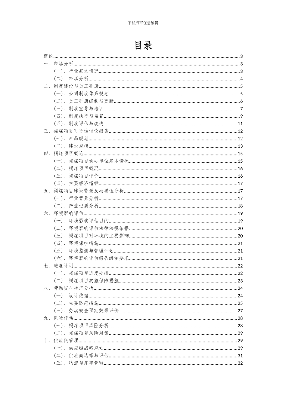2024年褐煤项目可行性研究报告_第2页