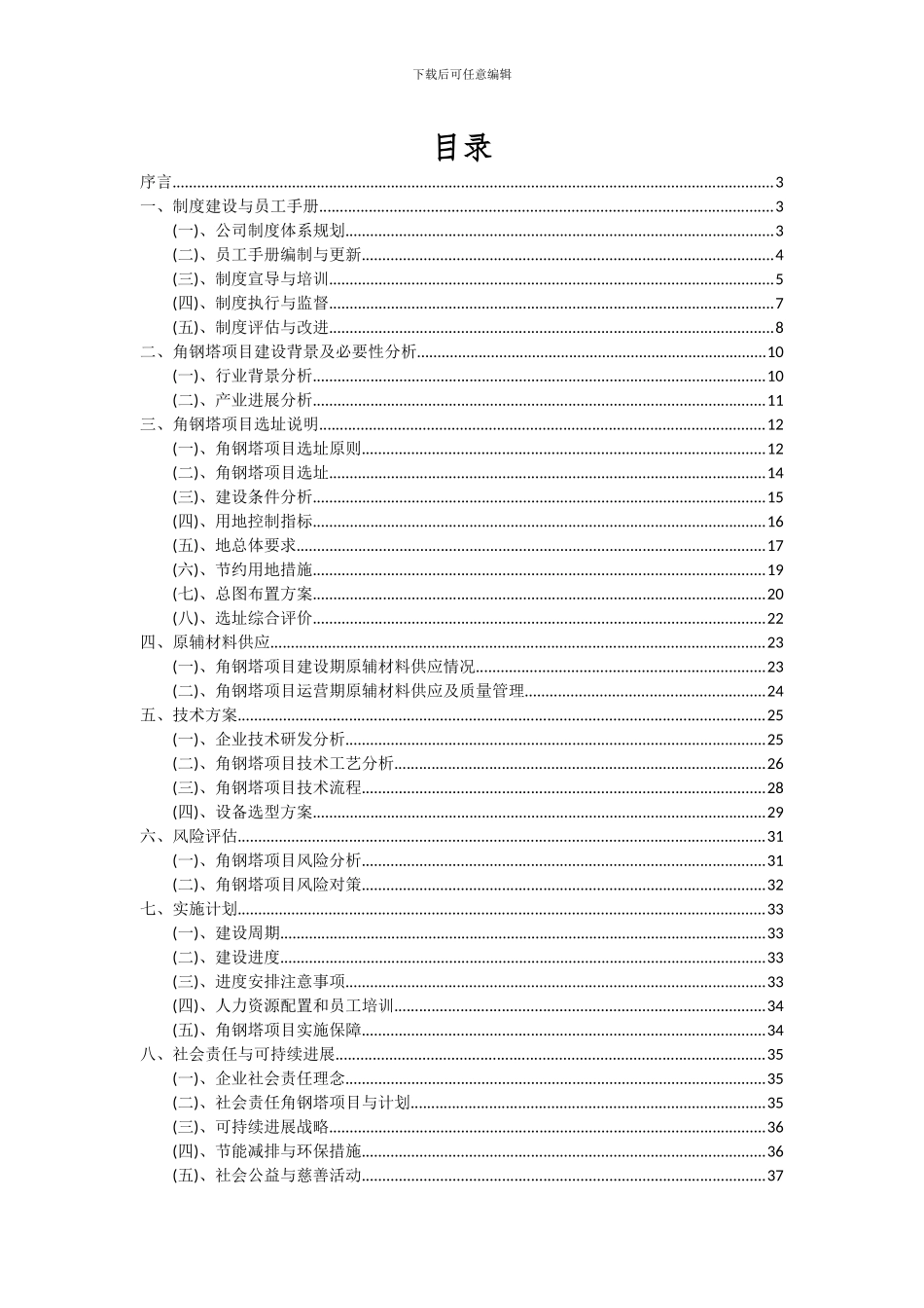 2024年角钢塔项目可行性研究报告_第2页