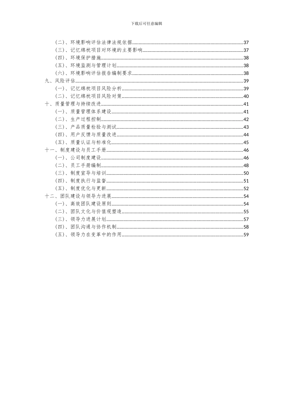 2024年记忆绵枕项目可行性研究报告_第3页