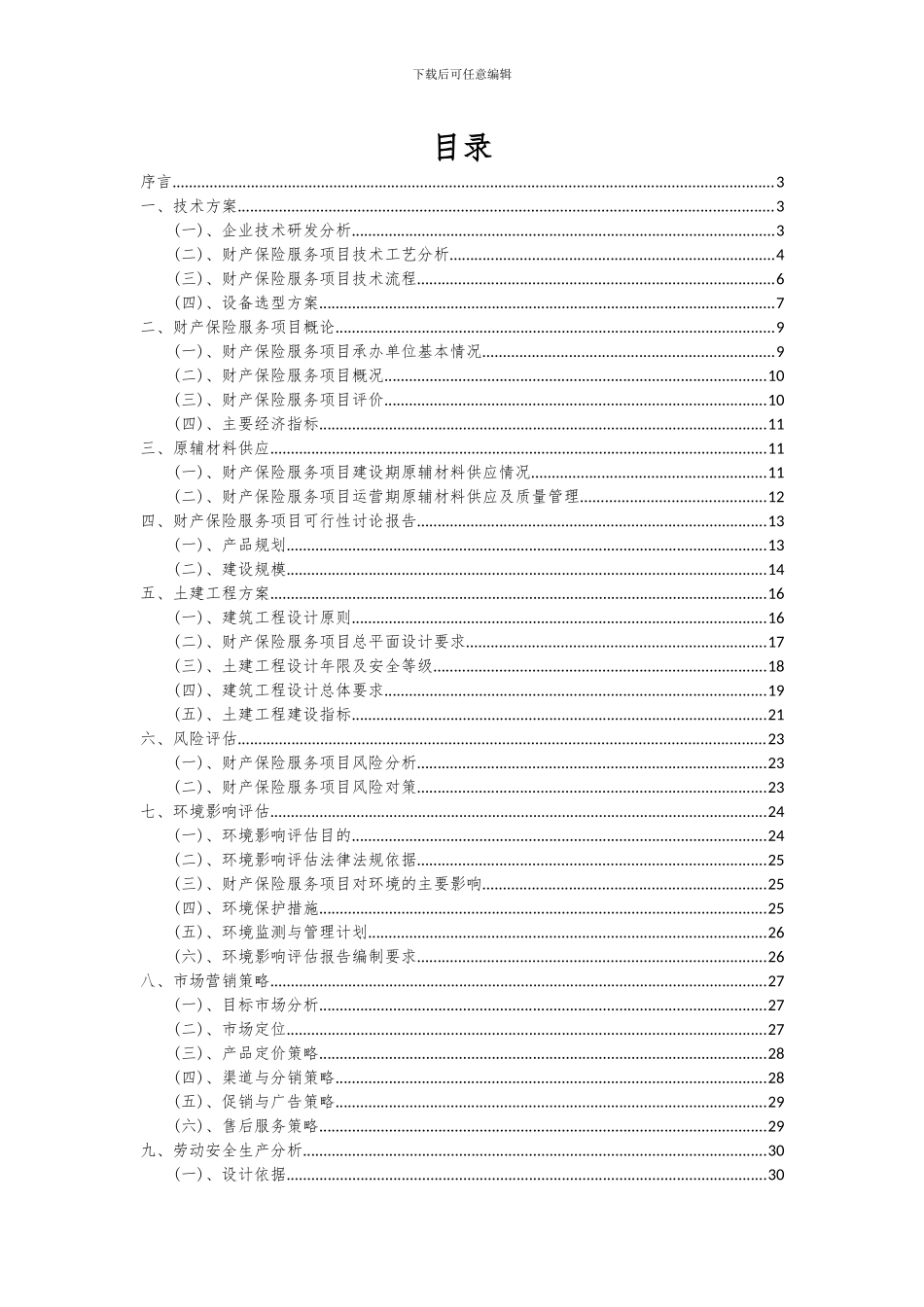 2024年财产保险服务项目深度研究分析报告_第2页