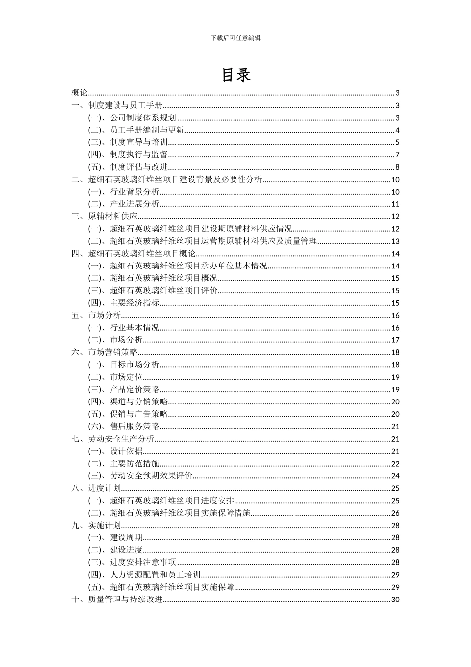 2024年超细石英玻璃纤维丝项目深度研究分析报告_第2页