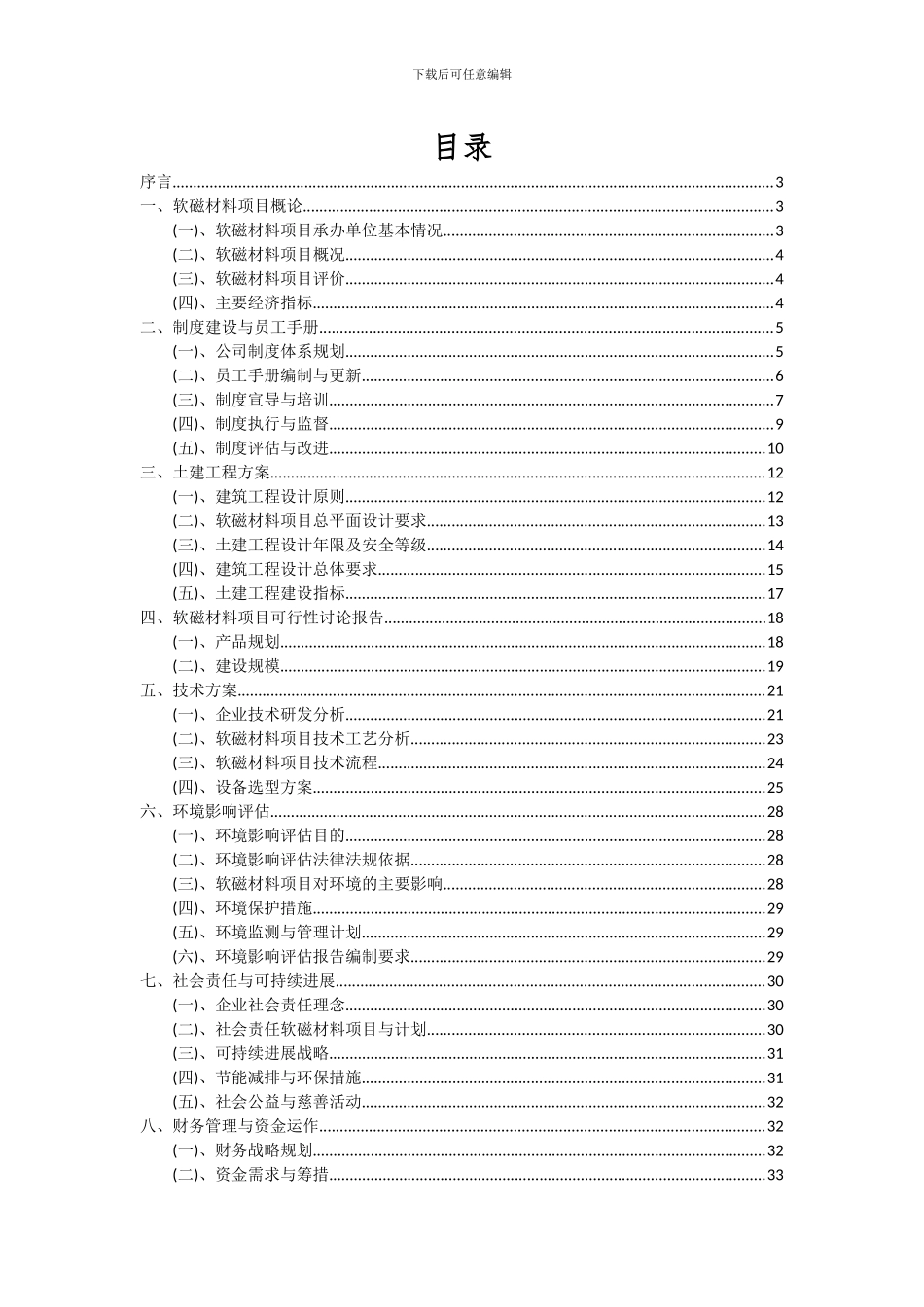 2024年软磁材料项目可行性分析报告_第2页