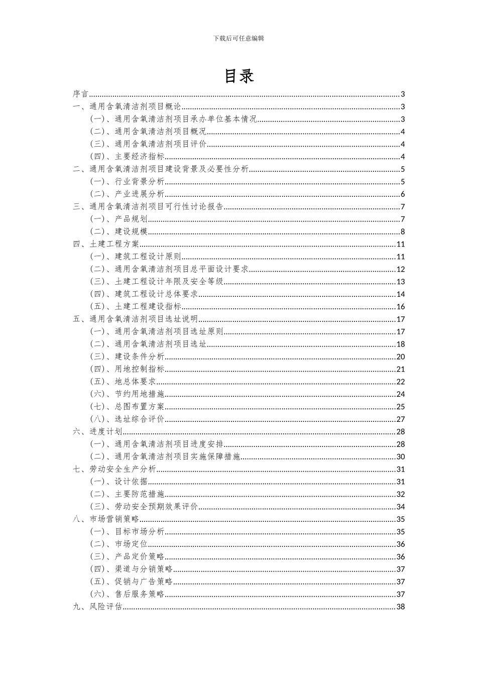 2024年通用含氧清洁剂项目深度研究分析报告_第2页